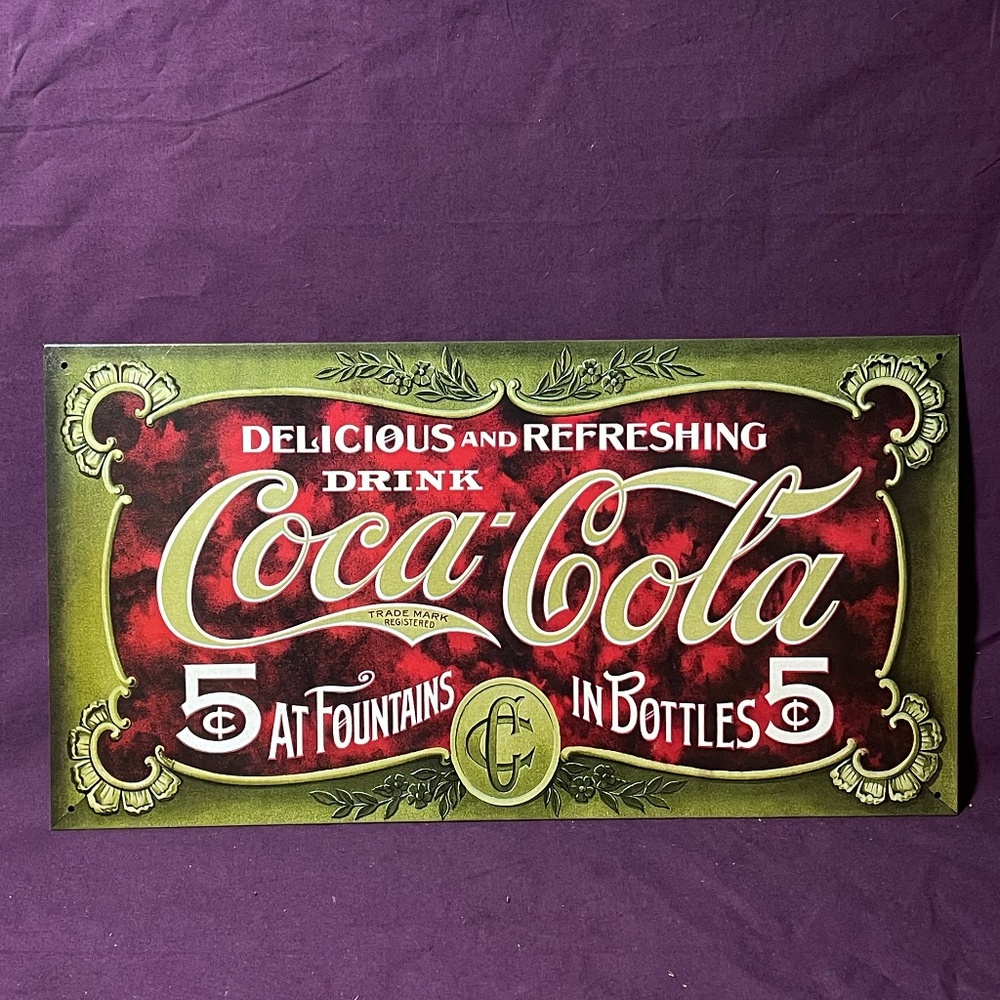 Vintage Style COCA COLA Metal Sign